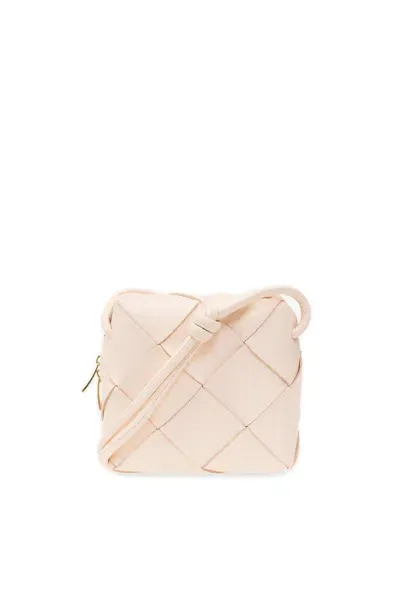 Bottega Veneta Cassette Mini Shoulder Bag In Pink