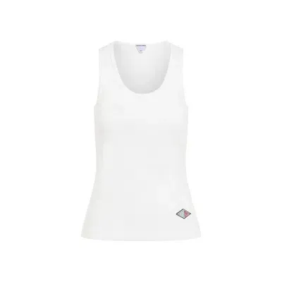 Bottega Veneta Cotton Tank Top Tshirt In White