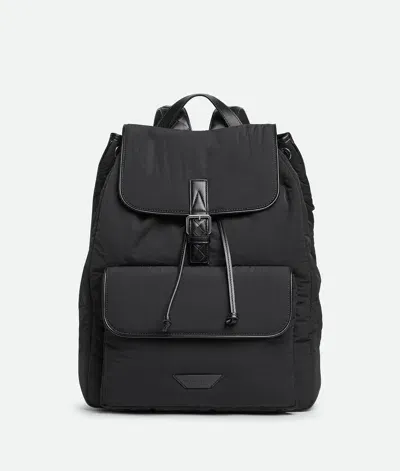 Bottega Veneta Crossroad Backpack In Black