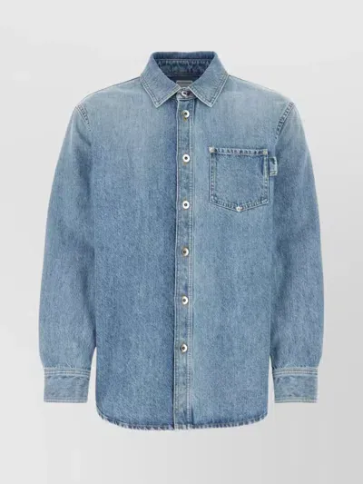 Bottega Veneta Light Blue Denim Shirt