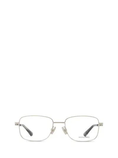 Bottega Veneta Eyeglasses In Silver