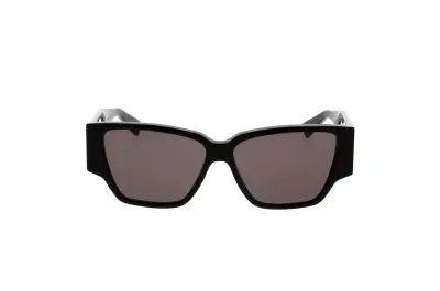 Bottega Veneta Eyewear Rectangle Frame Sunglasses In Black