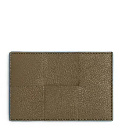 Bottega Veneta Leather Cassette Card Holder In Brown