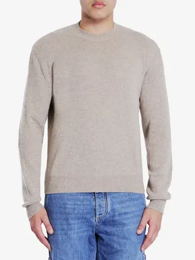 Bottega Veneta Maglia In Cashmere In Neutral