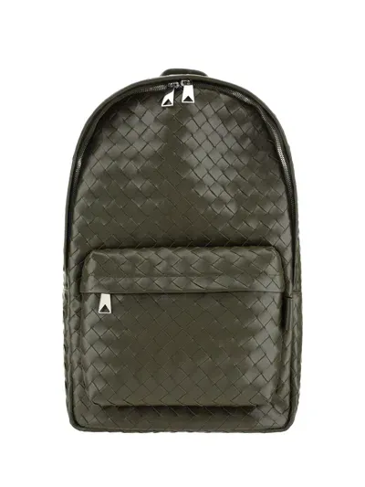 Bottega Veneta Medium Backpack In Green