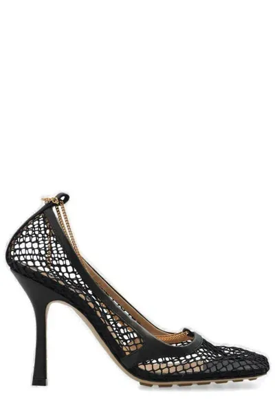 Bottega Veneta Mesh Square-toe Pumps In Default Title