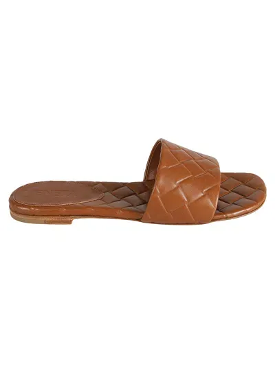 Bottega Veneta Sandals In Brown