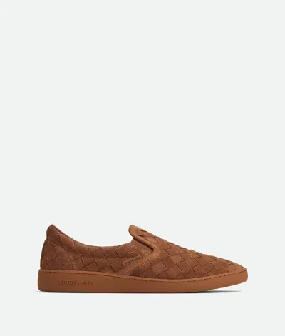 Bottega Veneta Sawyer Sneaker In Caramel