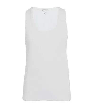 Bottega Veneta Stretch-cotton Tank Top In White