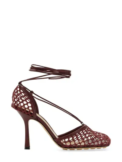 Bottega Veneta Stretch Sandal In Red