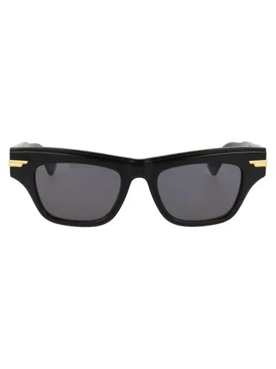 Bottega Veneta Sunglasses In 001 Black Black Grey