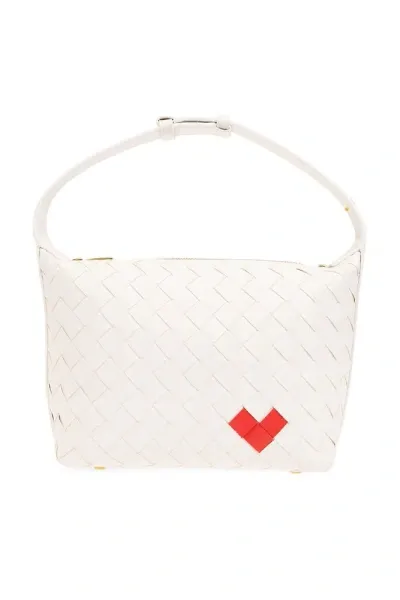 Bottega Veneta Wallace Mini Handbag In White