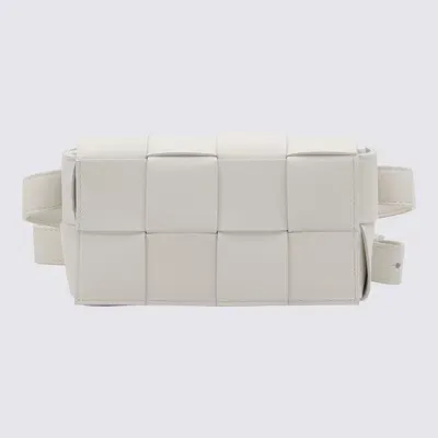 Bottega Veneta White Leather Cassette Mini Belt Bag