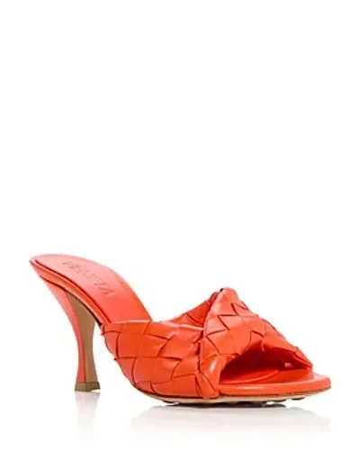 Bottega Veneta Blink Mules In Clay/nuetral