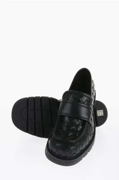 Bottega Veneta Haddock Loafer In Black