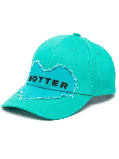 Botter Logo-patch Cotton Cap In Grün