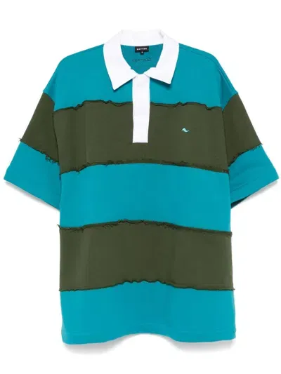 Botter Striped Polo Shirt In Blue