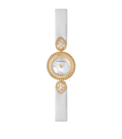 Boucheron Yellow Gold And Diamond Serpent Bohème Watch