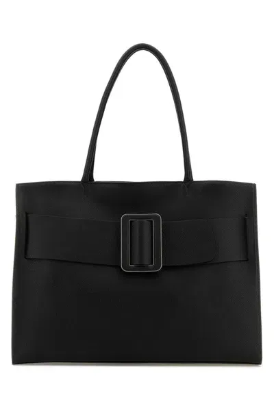 Boyy Bobby Buckle Detailed Tote Bag In Black