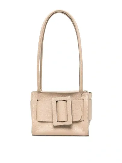 Boyy Bobby 18 Leather Shoulder Bag In Beis