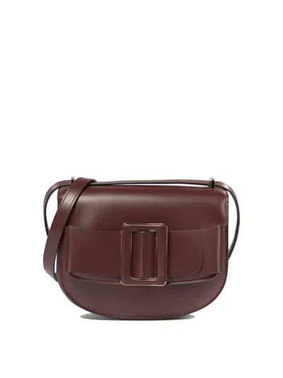 Boyy "buckle Saddle" Shoulder Bag In Red