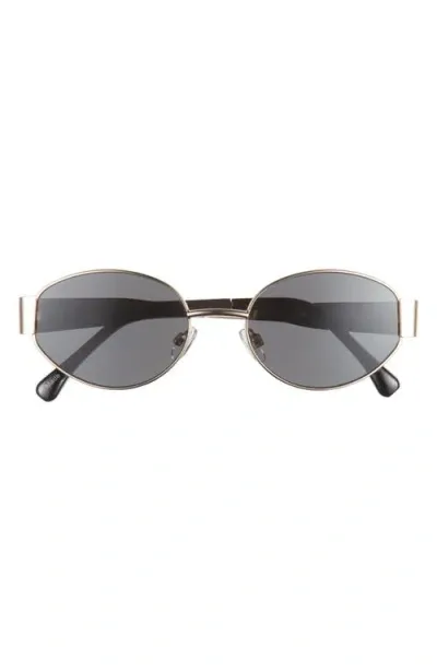 Bp. 54mm Round Sunglasses In Goldmoke