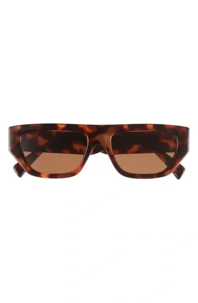 Bp. Bold Flat Top Sunglasses In Tortoise