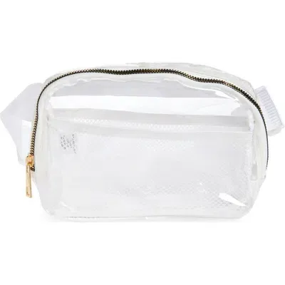 Bp. Clear Stadium Belt Bag In White