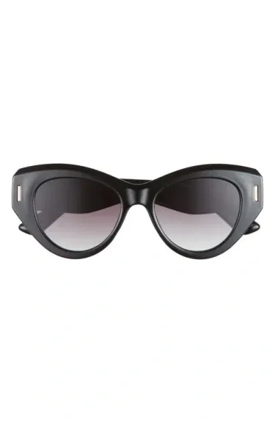 Bp. Oversize Cat Eye Sunglasses In Black