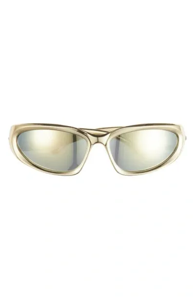 Bp. Rectangular Sunglasses In Gold