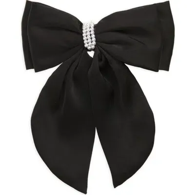 Bp. Rhinestone Bow Clip In Black