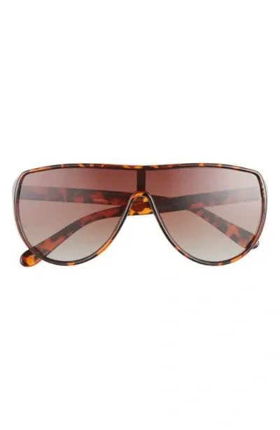 Bp. Sporty 137mm Flat Top Sunglasses In Brown