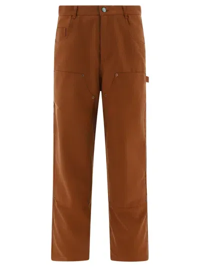 Brain Dead Serge Double Knee Trousers Brown