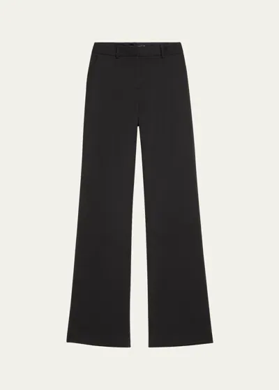 Brandon Maxwell The Anderson Straight-leg Wool-blend Pants In Black