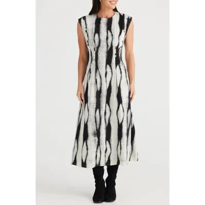 Brave + True Brave+true Fortuna Sleeveless A-line Dress In Taipan