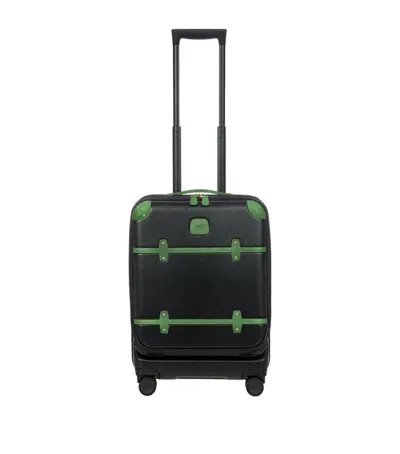 Bric's X Harrods Bellagio Spinner Front Pocket Suitcase In Black