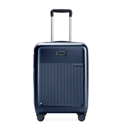 Briggs & Riley Carry-on Expandable Spinner Suitcase In Navy