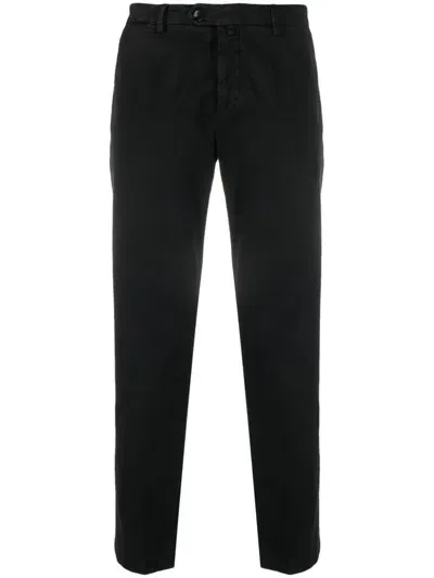 Briglia 1949 Mid-rise Slim-cut Trousers In Black