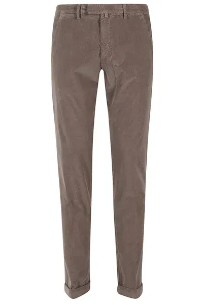 Briglia 1949 Pant Ventre Piatto Velluto In Brown