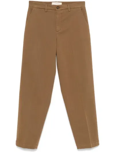 Briglia 1949 Tapered Trousers In Brown