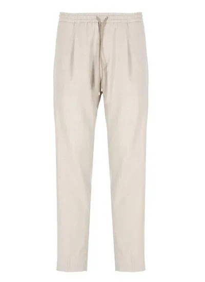 Briglia 1949 Virgin Wool Pants In Beige