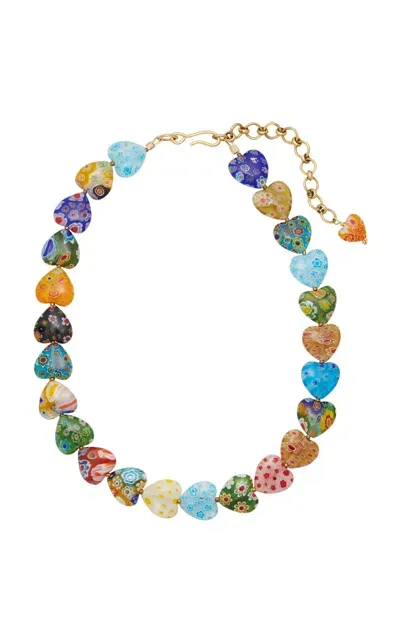 Brinker & Eliza Higher Love Gold-plated Glass Necklace