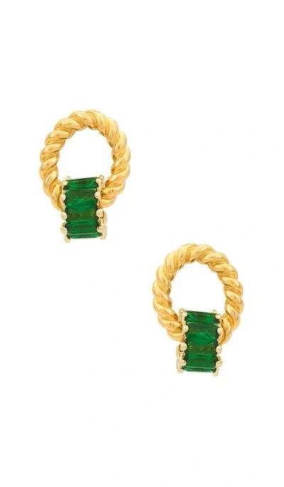 Brinker & Eliza Promise Earrings In 草绿