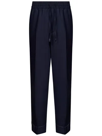 Brioni Asolo Trousers In Blue