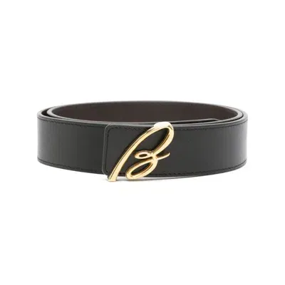 Brioni Belts In Black