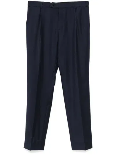 Brioni Journey Trousers In Blue