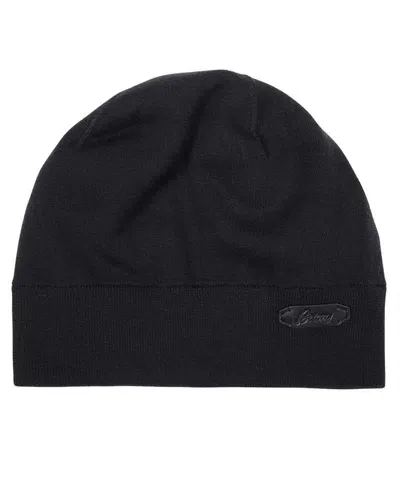 Brioni Knitted Beanie In Black