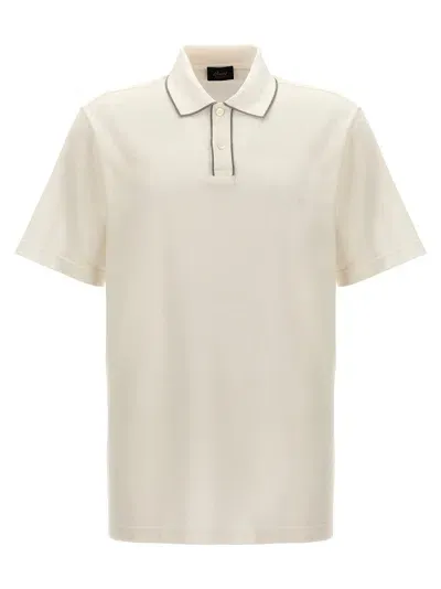 Brioni Logo Embroidery Polo Shirt