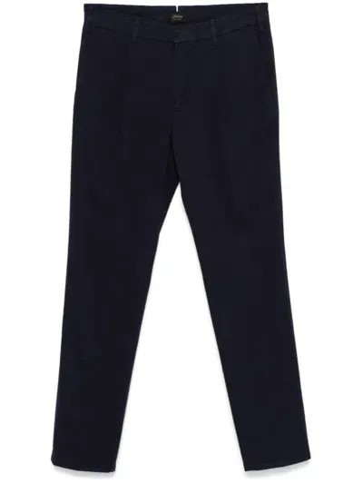 Brioni Pienza Trousers In Blue