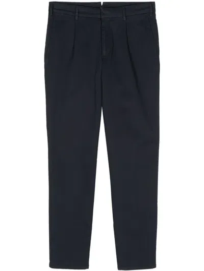 Brioni Pleat-detail Trousers In Blue